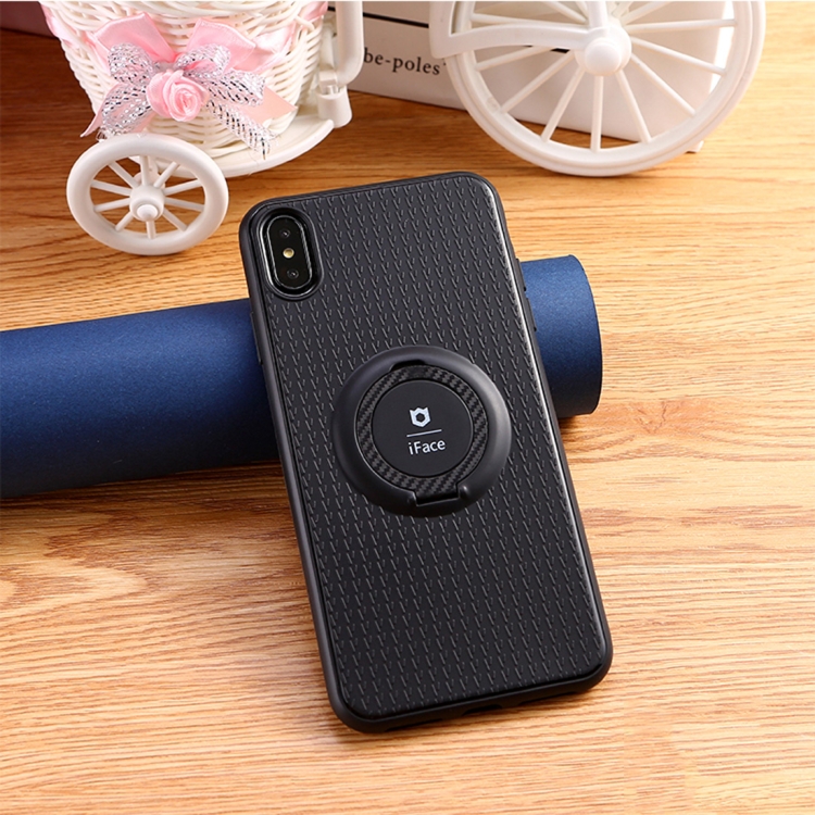 

3 in 1 Magnetic Ring Case for iPhone XS Max with Holder(Black)