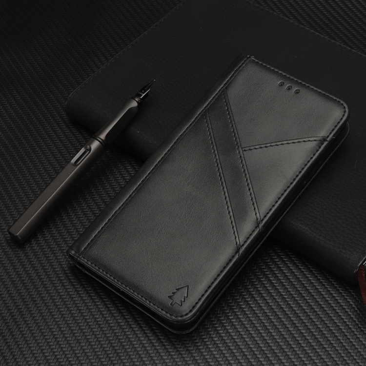 

Splicing Horizontal Flip PU Leather Case for iPhone XS Max, with Holder & Card Slots & Wallet & Photo Frame(Black)