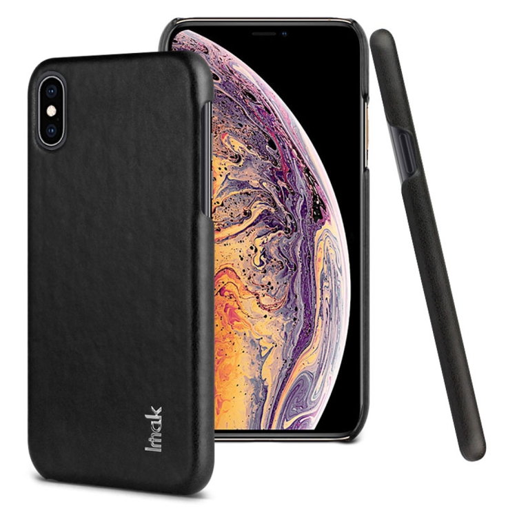 

IMAK Ruiyi Series Concise Slim PU + PC Protective Case for iPhone XS Max(Black)