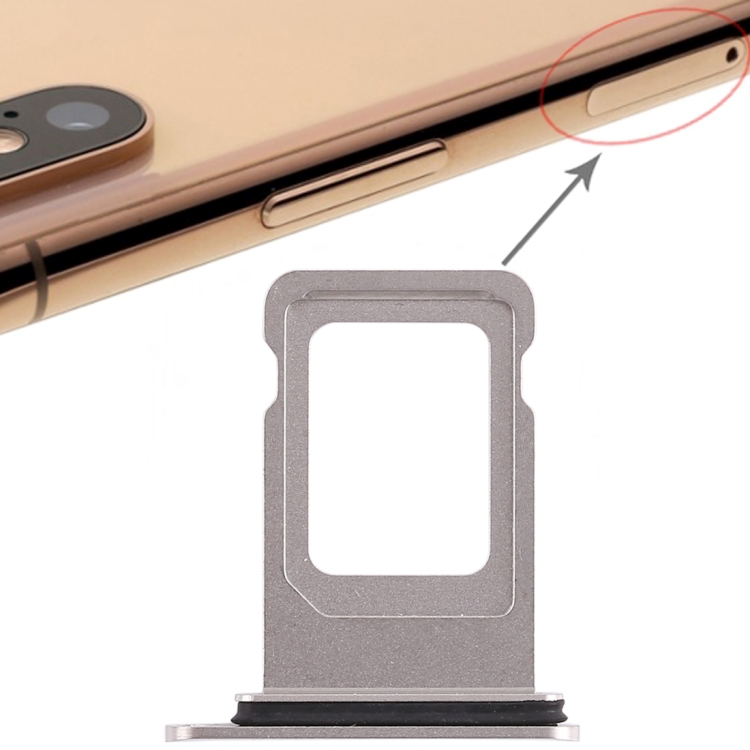 

SIM Card Tray for iPhone XS Max (Single SIM Card)(White)