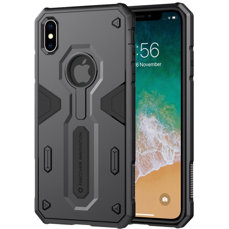 

NILLKIN Tough Defener II Case Shockproof TPU + PC Case for iPhone XS Max (Black)