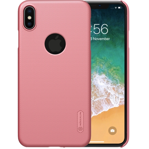 

NILLKIN Frosted Concave-convex Texture PC Case for iPhone XS Max (Rose Gold)