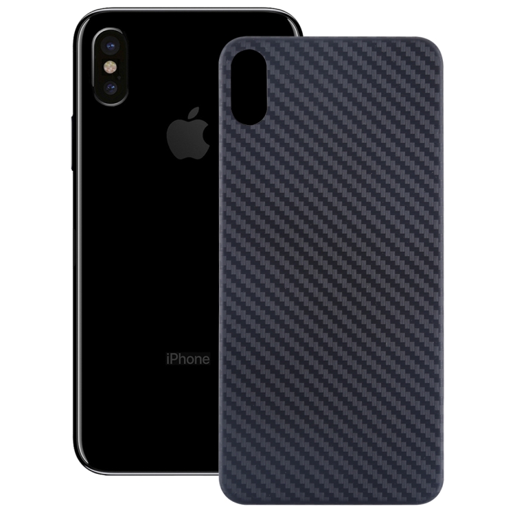 

Carbon Fiber Texture Back Protective Cover for iPhone XS Max