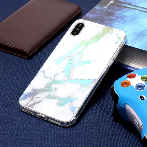 

Color Plated Marble TPU Case for iPhone XS Max