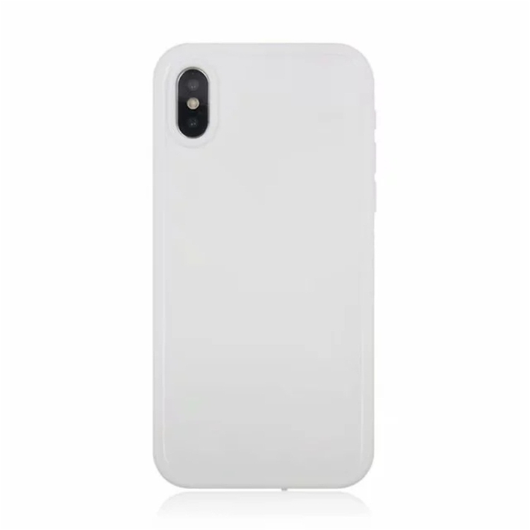 

Waterproof Pure Color Soft Protector Case for iPhone XS Max (White)