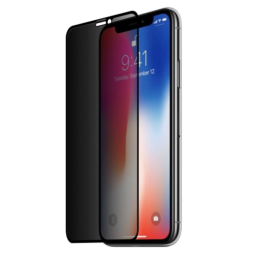 

0.26mm 9H 3D Highly Transparent Privacy Anti-glare Tempered Glass Film for iPhone 11 Pro Max / XS Max(Black)
