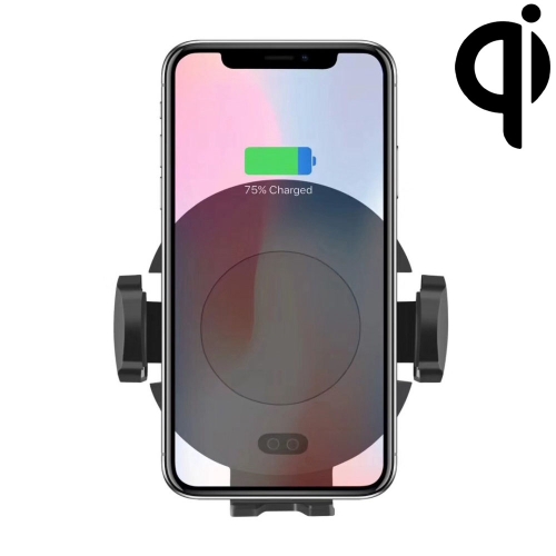 

C11 Infrared Sensing Automatic Car Air Outlet Bracket Qi Standard Wireless Charger (Black)