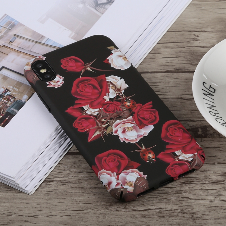 

Luminous Rose Pattern PC Protective Case for iPhone XS Max