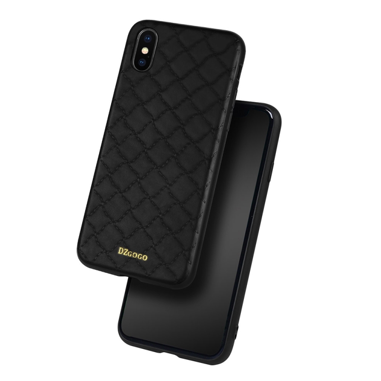 

DZGOGO Shockproof TPU + PU Case for iPhone XS Max (Black)
