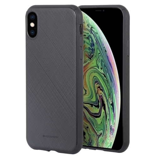 

MERCURY GOOSPERY STYLE LUX Shockproof Soft TPU Case for iPhone XS Max(Black)