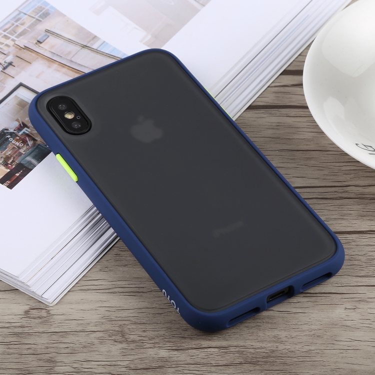 

TOTUDESIGN Gingle Series Shockproof TPU+PC Case for iPhone XS Max (Blue)