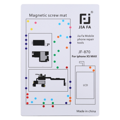 

JIAFA JF-870 Magnetic Pad Screw Board for iPhone XS Max