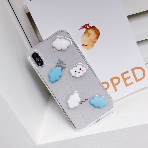 

Shockproof Epoxy Cloud Pattern Soft TPU Case for iPhone XS Max
