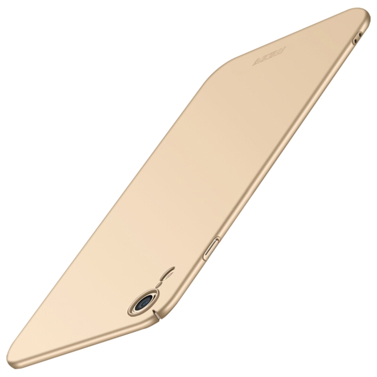 

MOFI Frosted PC Ultra-thin Full Coverage Protective Case for iPhone XR (Gold)