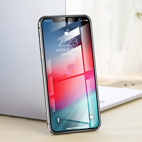 

ROCK 0.18mm 9D Curved Surface Full Screen Protector Hydrogel Film for iPhone XR, TPU+PET Material