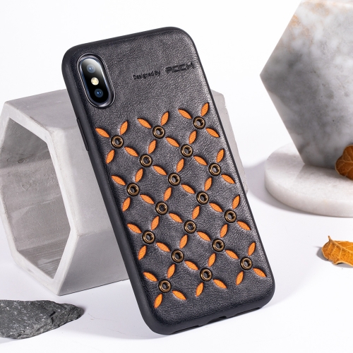 

ROCK Origin Series Business TPU + PU Protective Case for iPhone XR