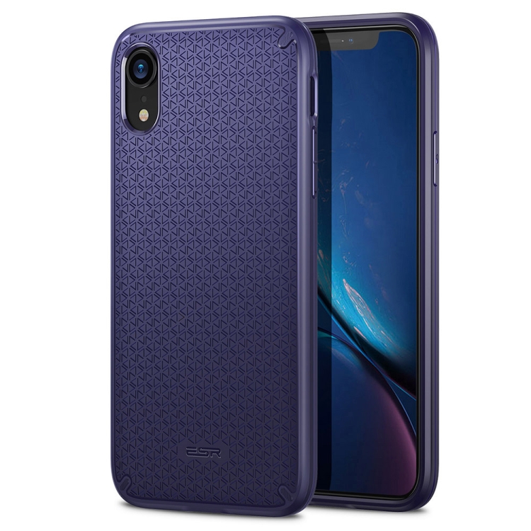 

ESR Kikko Series Anti-slip Texture TPU Soft Case for iPhone XR(Blue)