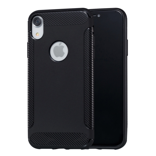 

Carbon Fiber Anti-slip TPU Protective Case for iPhone XR(Black)