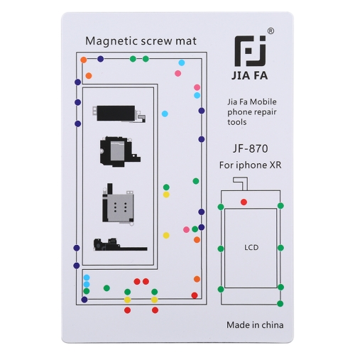 

JIAFA JF-870 Magnetic Pad Screw Board for iPhone XR