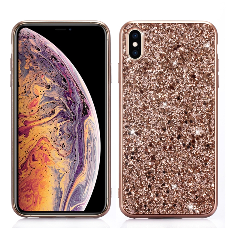 

Glitter Powder TPU Case for iPhone XR (Rose Gold)