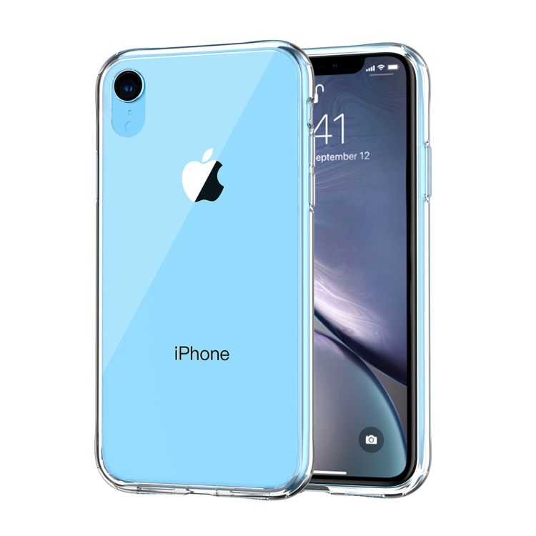 

Transparent Tempered Glass Shockproof Case for iPhone XR