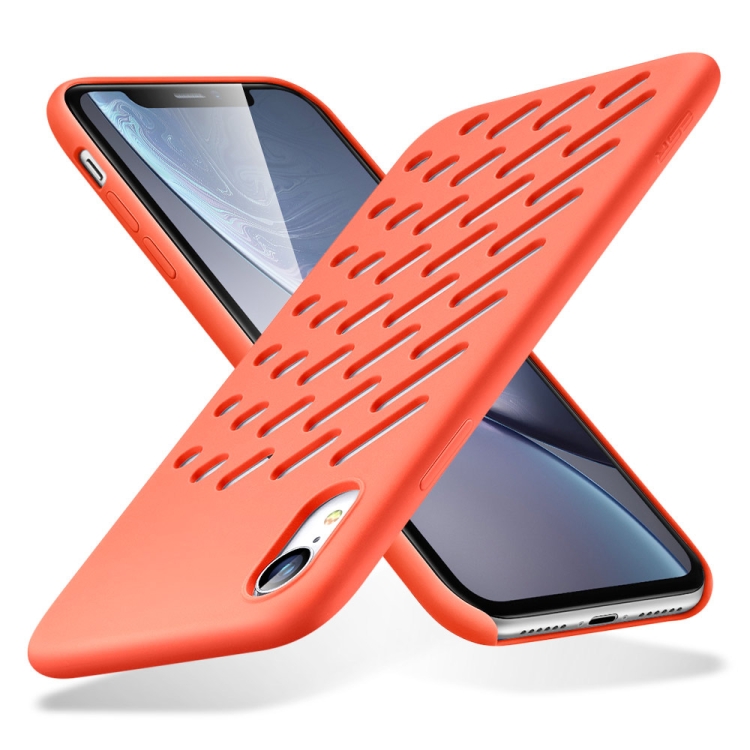 

ESR Yippee Crocs Series Silicone Protective Case for iPhone XR (Orange)