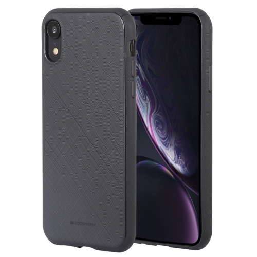 

GOOSPERY STYLE LUX Shockproof Soft TPU Case for iPhone XR(Black)