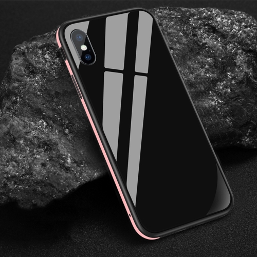 

SULADA Shockproof Aviation Aluminum Metal Frame + Nano Glass + TPU Case for iPhone XR(Pink)