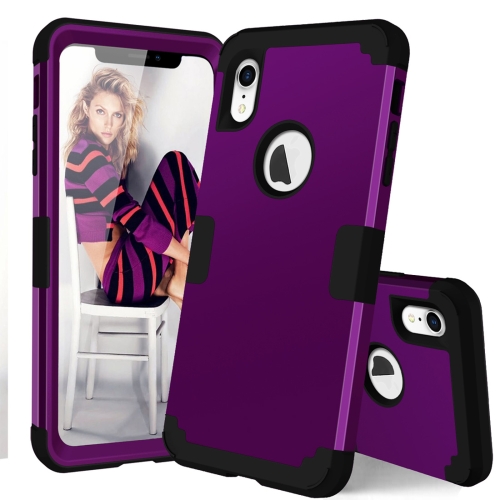 

Dropproof PC + Silicone Case for iPhone XR (Purple)