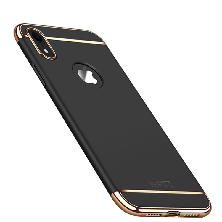 

MOFI Three Stage Splicing Full Coverage PC Case for iPhone XR (Black)