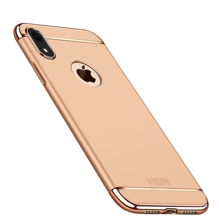

MOFI Three Stage Splicing Full Coverage PC Case for iPhone XR (Gold)