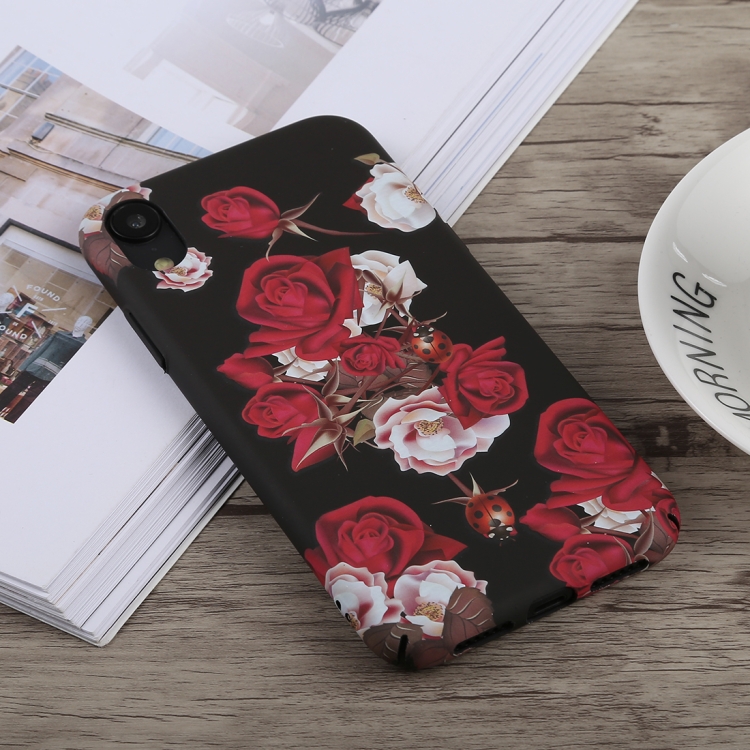 

Luminous Rose Pattern PC Protective Case for iPhone XR