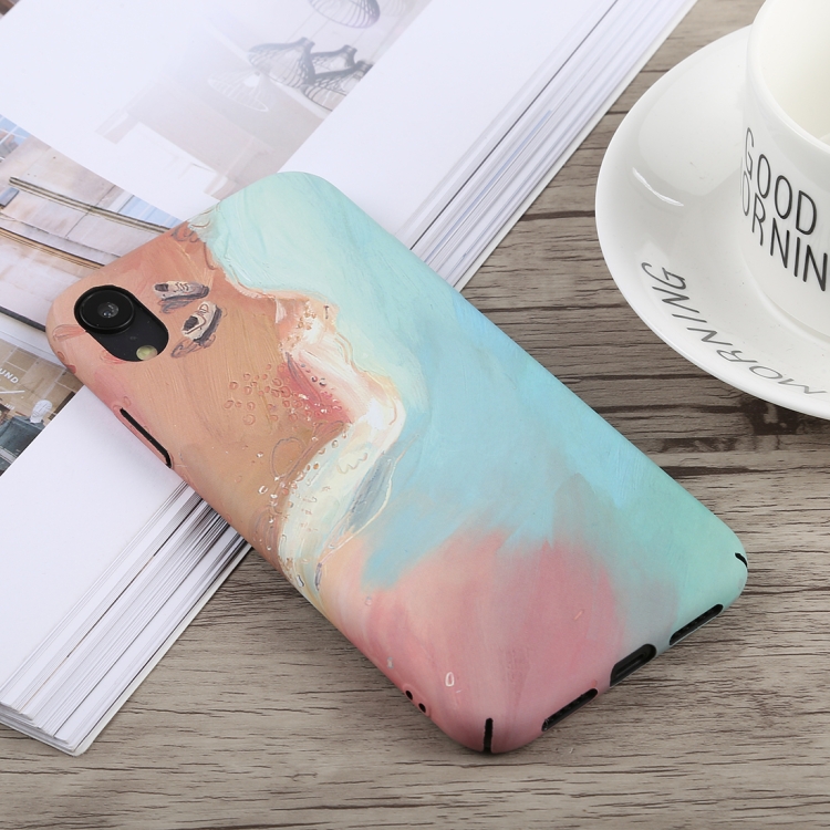 

Luminous Seaside Pattern PC Protective Case for iPhone XR