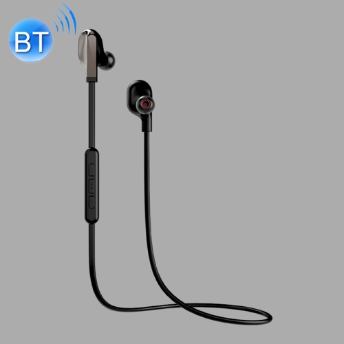 

WK BD200 Bluetooth 4.2 Wireless Sports Magnetic Adsorption Wired Control Bluetooth Earphone, Support for HD Calls (Black)