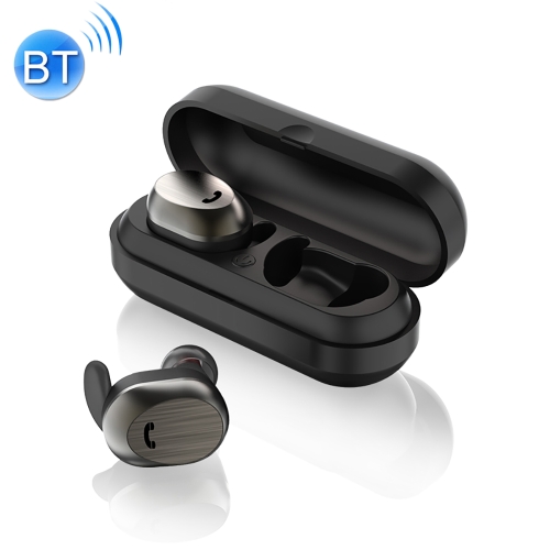 Sunsky Wk Bd800 Tws Bluetooth 4 2 Wireless Separate Bluetooth Earphone With Magnetic Adsorption Charging Case Black