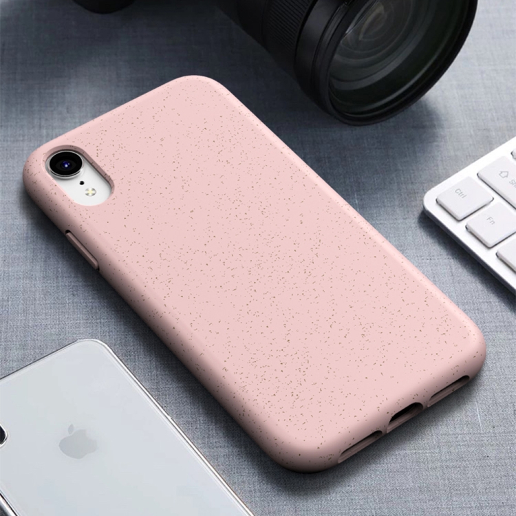 

Starry Series Shockproof Straw Material + TPU Protective Case for iPhone XR (Pink)