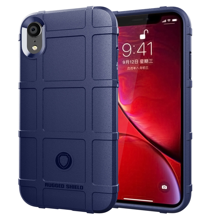 

Full Coverage Shockproof TPU Case for iPhone XR(Blue)