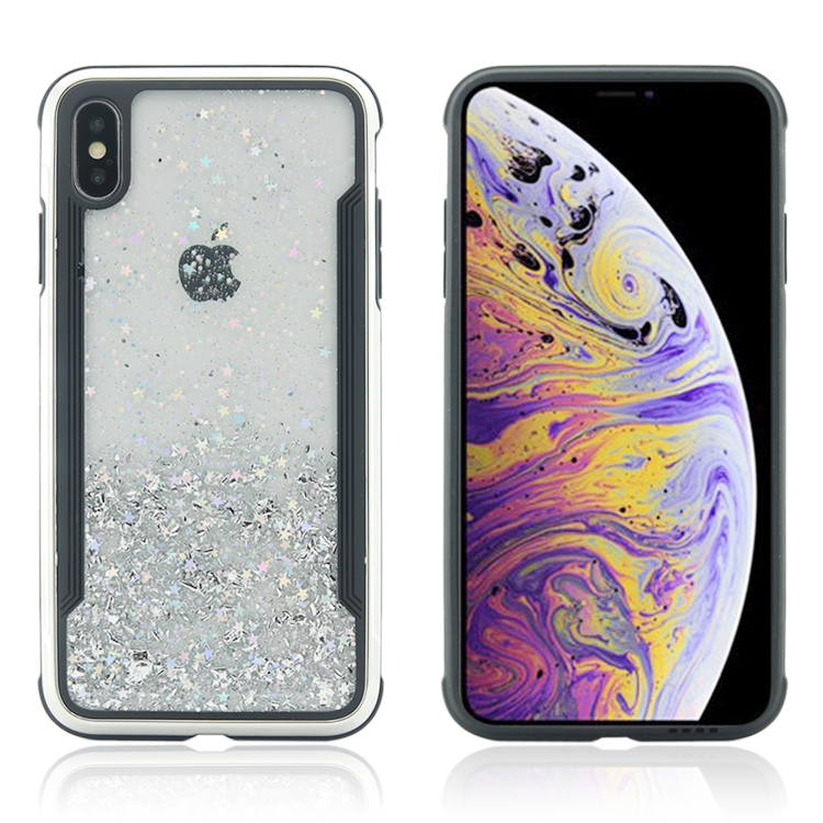 

Glitter Powder TPU Case for iPhone XR(Silver)
