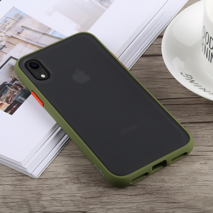 

TOTUDESIGN Gingle Series Shockproof TPU+PC Case for iPhone XR (Green)