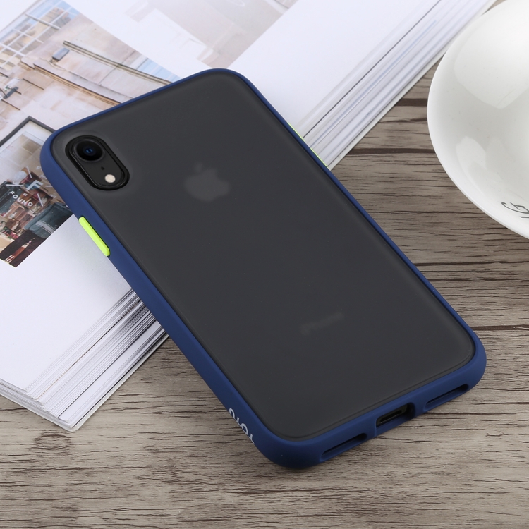 

TOTUDESIGN Gingle Series Shockproof TPU+PC Case for iPhone XR (Blue)