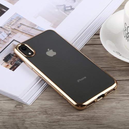 

TOTUDESIGN Jane Series Electroplating TPU Case for iPhone XR (Gold)