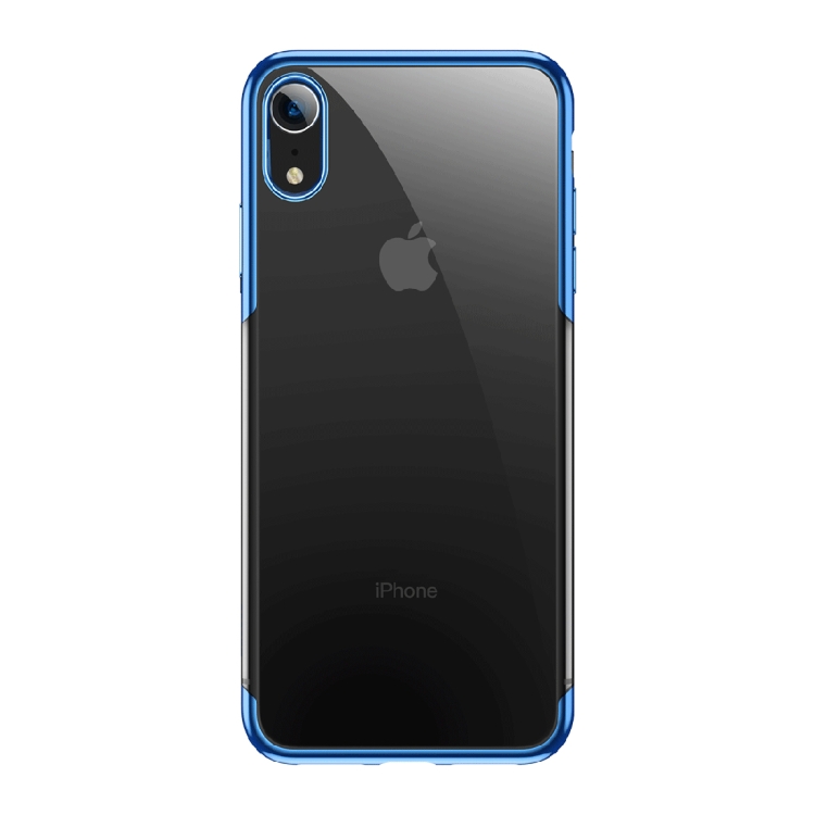

Baseus Fashion Glitter Electroplating Frame PC Case for iPhone XR(Blue)