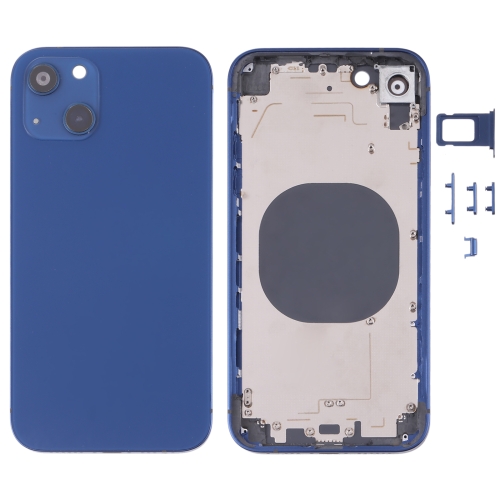 

Back Housing Cover with Appearance Imitation of iP13 for iPhone XR(Blue)