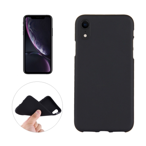 

Solid Color Frosted Soft TPU Case For iPhone XR (Black)