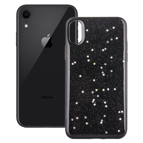 

Epoxy Sky Pattern Soft Case For iPhone XR 6.1 inch(Black Sequin)