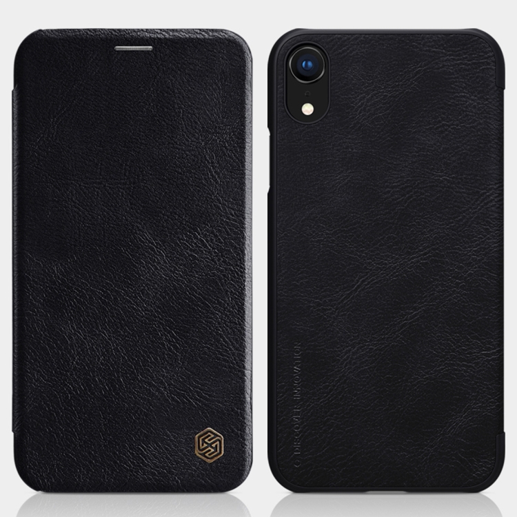 

NILLKIN Crazy Horse Texture Horizontal Flip Leather Case for iPhone XR, with Card Slot(Black)