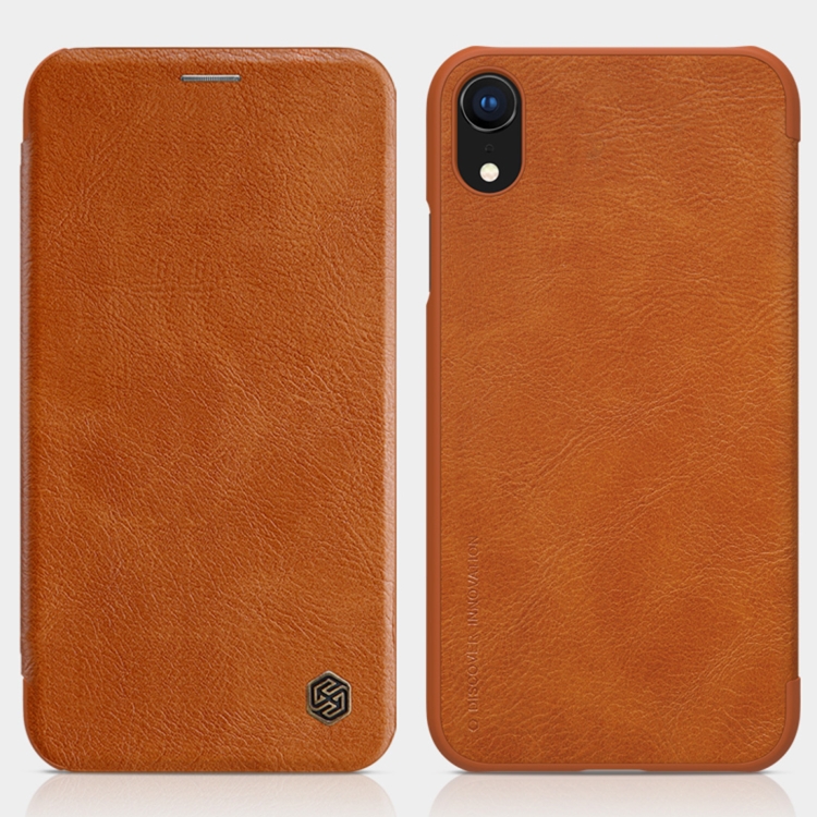 

NILLKIN Crazy Horse Texture Horizontal Flip Leather Case for iPhone XR , with Card Slot(Brown)