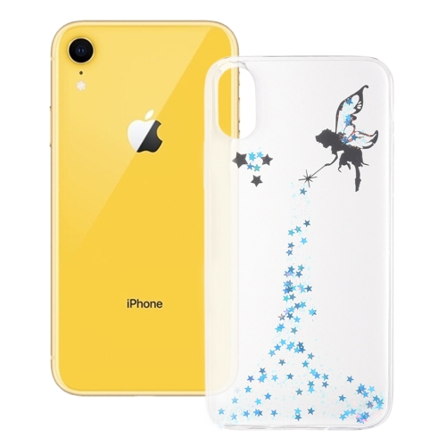 

Epoxy Angel Pattern Soft Case For iPhone XR 6.1 inch(Blue)