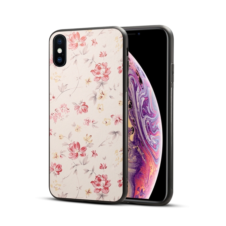 

Begonia Flower Pattern TPU + PC Case for iPhone XS