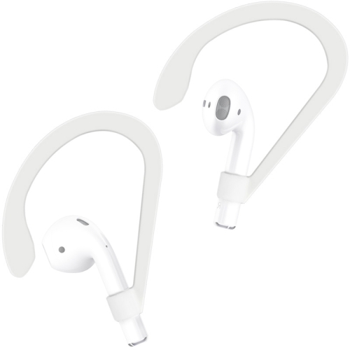 

1 Pair IMAK For AirPods 1 / 2 Wireless Earphones Silicone Anti-lost Lanyard Ear Hook(White)